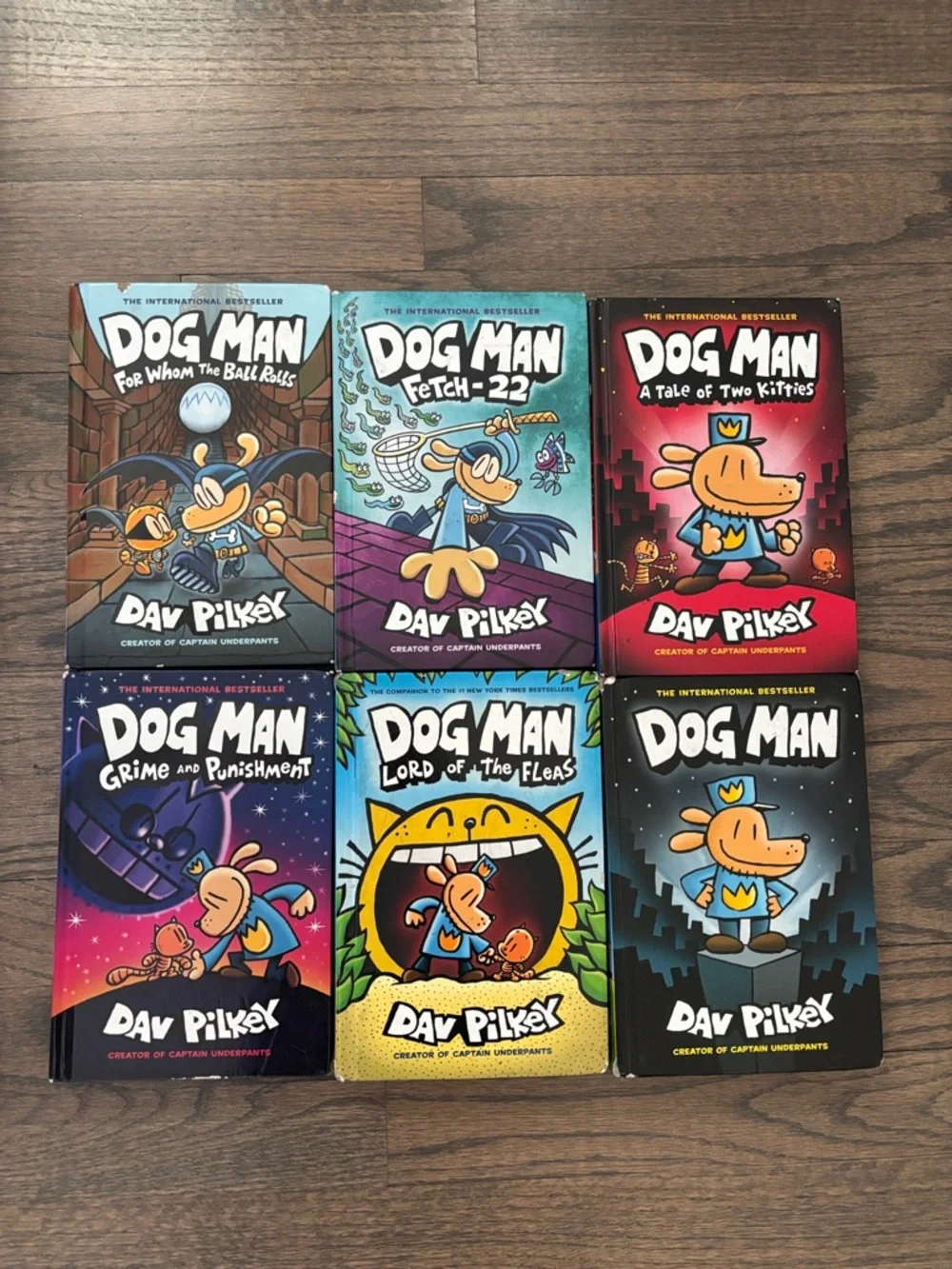 Dog Man Graphic Novel Set by - Multicolor Covers